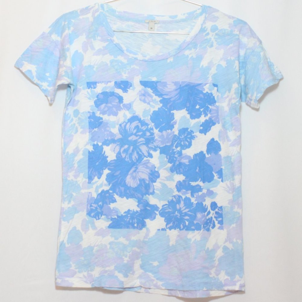 J Crew Floral Tee